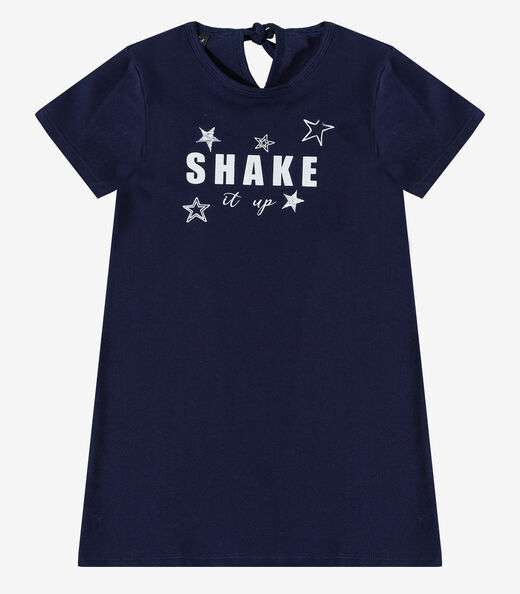 Image_Vestido Menina Infantil em Molecotton Select Azul