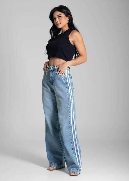 Calça Jeans Sawary Wide Leg - 281705