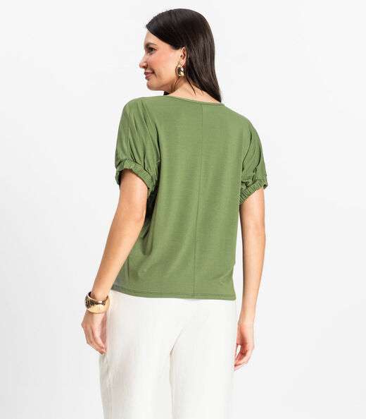Blusa Viscose Infinita Cor Verde