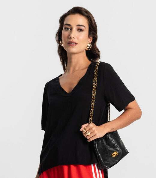Blusa Feminina Viscose Endless Preto