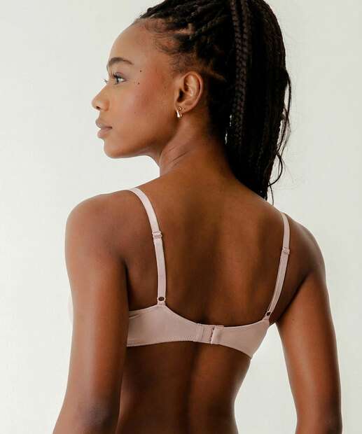 Sutiã Triângulo Com Bojo Marisa Bege