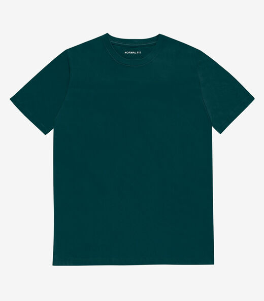 Camiseta Masculina Básica Manga Curta Select Verde