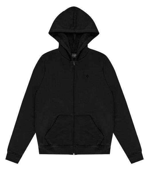 Jaqueta Masculina Plus Moletom Premium Diametro Preto