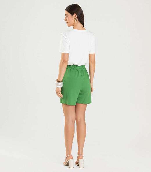 Shorts Adulto Feminino Infinita Cor Verde