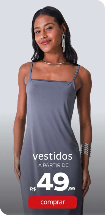 Vestidos a partir de R$49,99