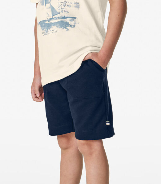 Conjunto Camiseta com Bermuda Menino Trick Nick Off White