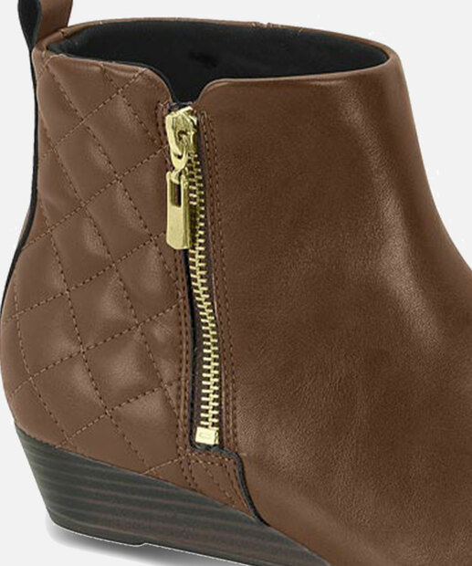 Bota Feminina Cano Curto Recorte Matelassê Modare