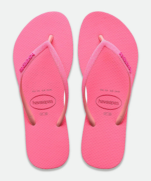 Chinelo Havaianas Feminino Slim Glitter