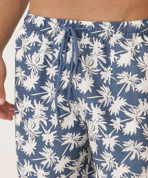 Bermuda Masculina Estampa Coqueiro Surf Marisa