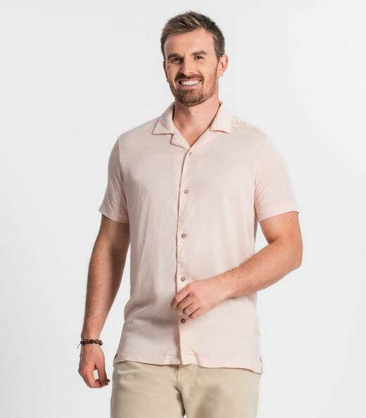 Image_Camisa Em Viscolinho Masculina Diametro Rosa