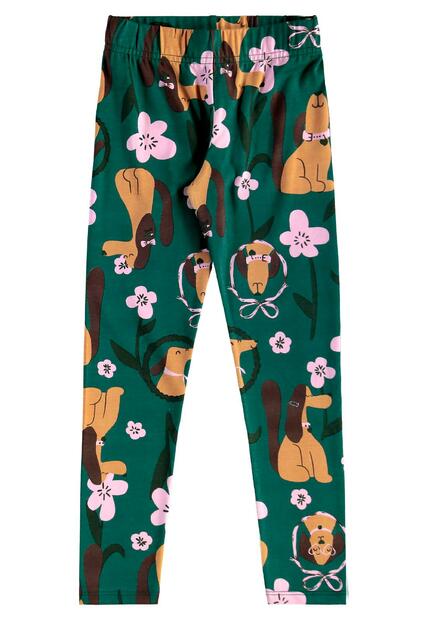 Conjunto Flores e Focinhos Legging Bee Loop