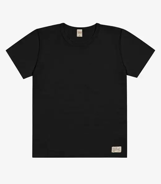 Camiseta Infantil Masculina  Meia Malha Trick Nick Preto