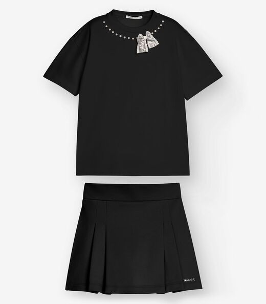 Image_Conjunto Camiseta com Shorts Saia Trick Nick Preto