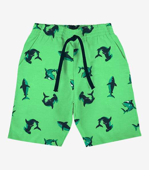 Bermuda Infantil Estampada Rovi Kids Verde