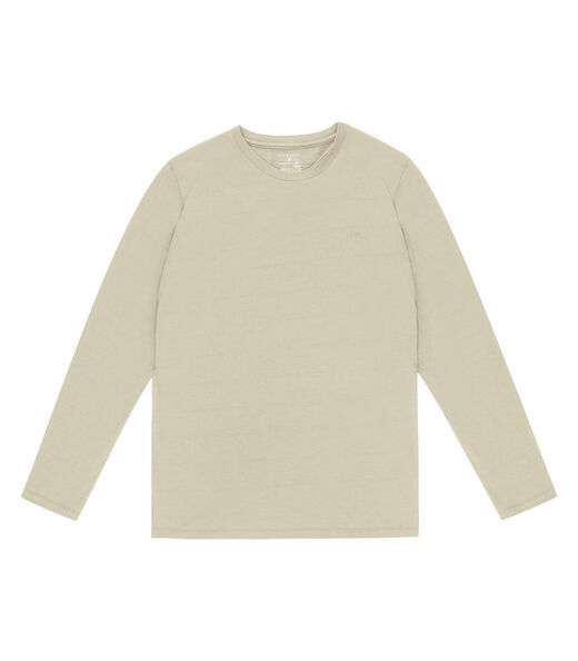 Camiseta Masculina Manga Longa Básica Diametro Bege