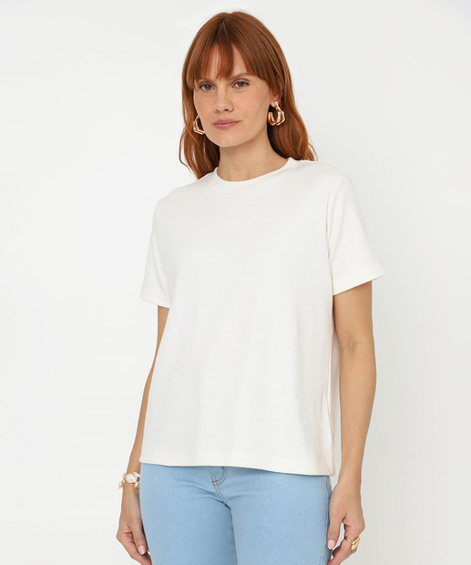 Image_Blusa Feminina Suedine Manga Curta Marisa Off White