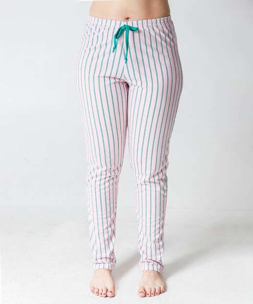 Pijama Feminino Estampa Croissant Marisa Off White