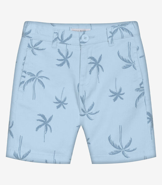 Conjunto Infantil Polo Com Bermuda Trick Nick Azul