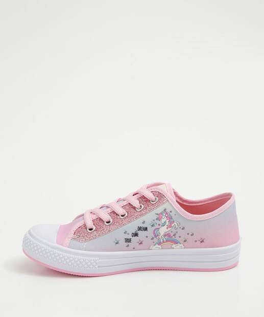 Tênis Infantil Casual Unicórnio Marisa 