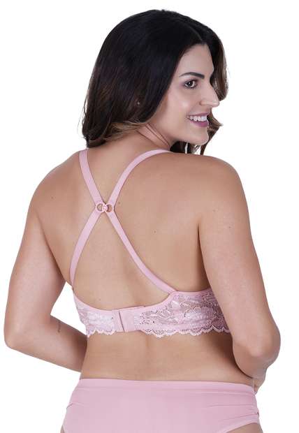 Sutiã Amamentação Click Concept Lingerie Rosa