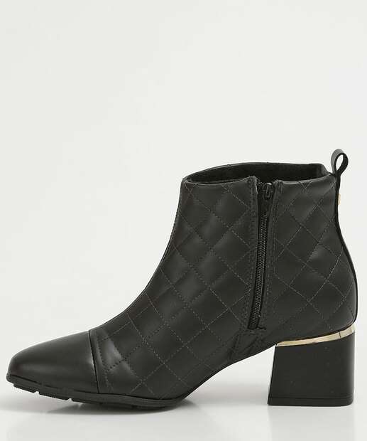 Bota Feminina Cano Curto Salto Grosso Modare 