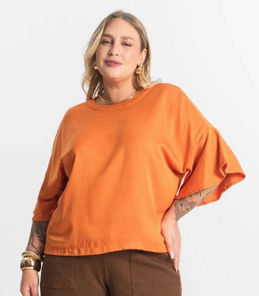 Blusa Feminina Secret Glam Laranja