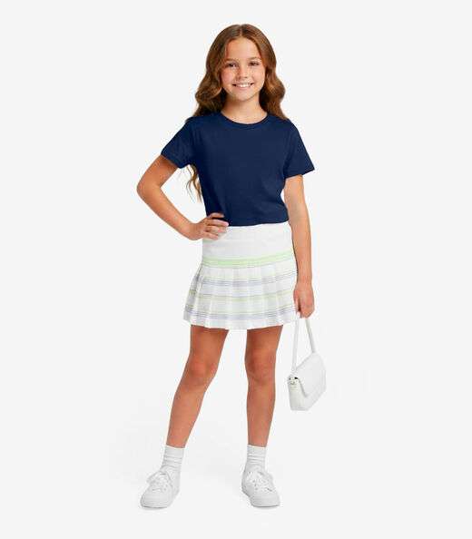 Image_Blusa Básica Infantil Manga Curta Lisa Soletex Azul