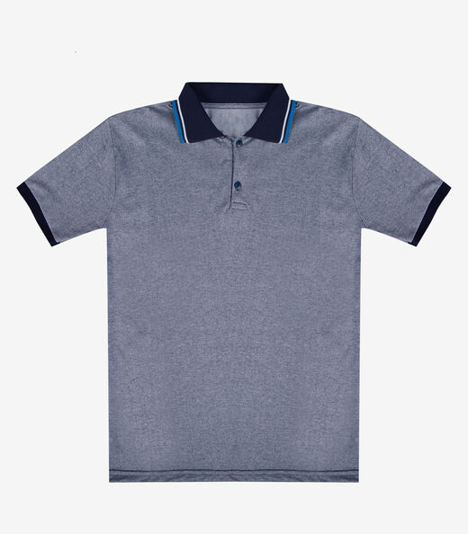 Camisa Polo Masculina Manga Curta Select Cinza