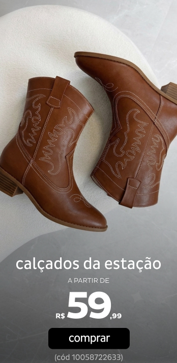 Calçados Inverno a partir de R$59,99