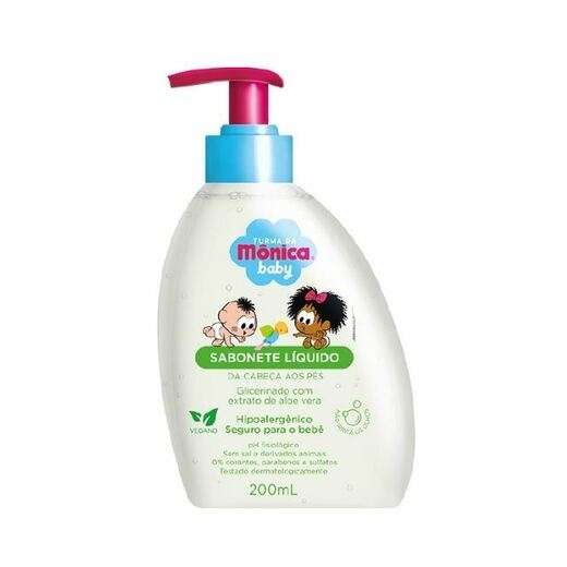Image_Sabonete Liquido Infantil Turma Da Mônica 200ml Glicerinado Com Aloe Vera