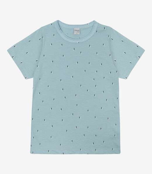 Image_Camiseta Infantil Masculina Coqueiros Infinita Cor Azul