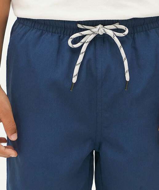 Bermuda Infantil Amarração Marisa Tam 4 a 10 Azul