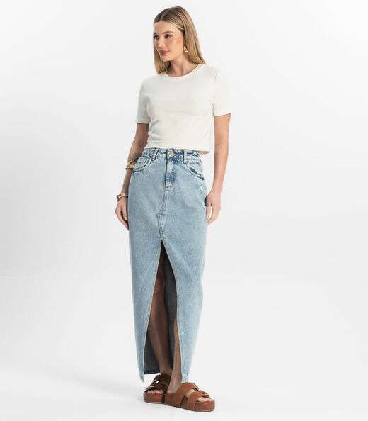 Blusa Básica Feminina Cotton Leve Rovitex Bege