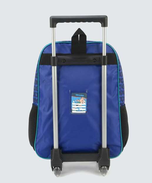 Mochila Mala Com Rodas Infantil Cebolinha Luxcel