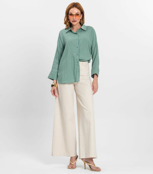 Camisa Feminina Manga Longa Endless Verde