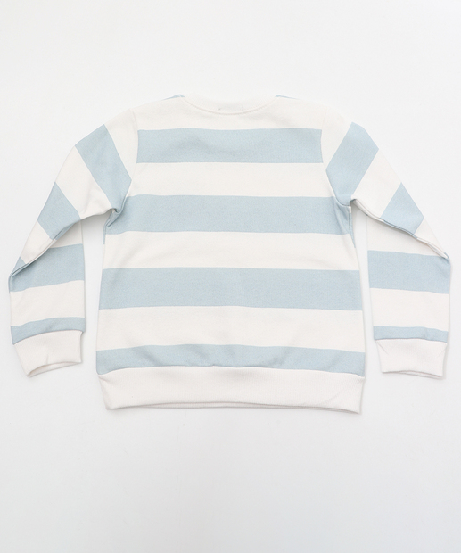 Blusão Infantil Moletom Marisa Azul Tam 1 a 3