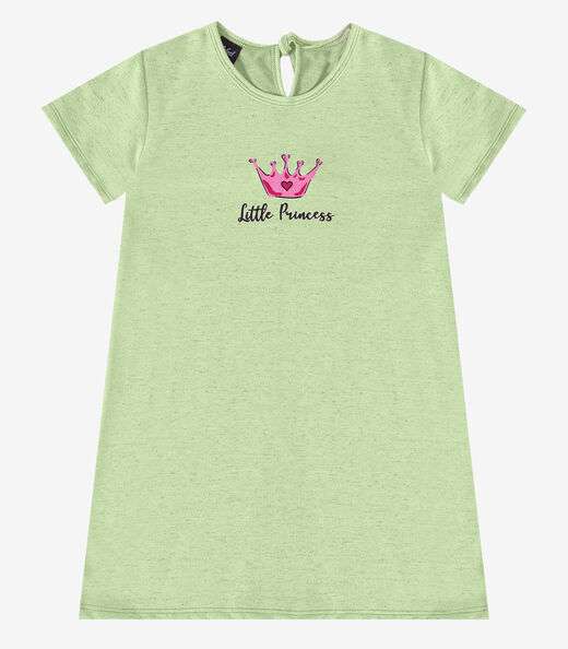 Image_Vestido Infantil em Moletinho Maquenetado Select Verde