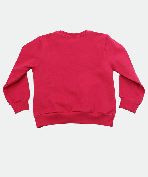 Blusão Infantil Moletom Flanelado Hello Kitty Tam 1 a 3 Rosa