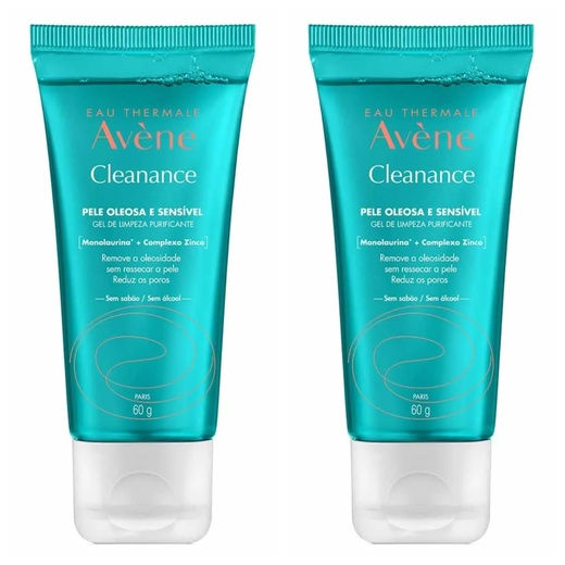 Image_Kit com 2 Unidades de Gel De Limpeza Facial Cleanance 60ml
