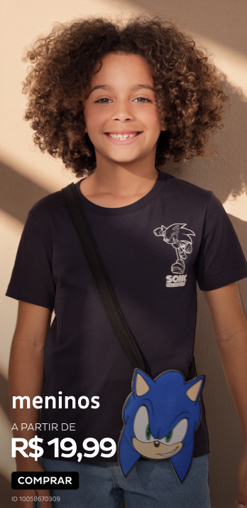 Infantil - Meninos a partir de R$19,99 Infantil - Meninos a partir de R$19,99