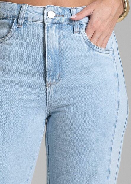 Calça Jeans Sawary Wide Leg Petit - 281972