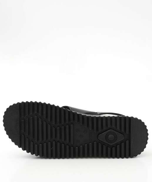 Sandália Feminina Flatform Tiras Comfortflex Preto