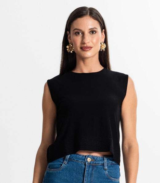 Regata Feminina Rovitex Preto