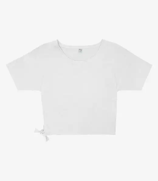 Blusa Infinita Cor Meia Malha Branco