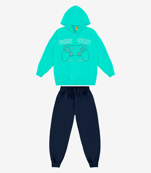 Image_Conjunto Jaqueta Capuz e Calça Moletom Rovi Kids Verde