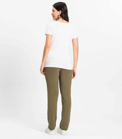 Calça Feminina em Molecotton de Viscose Rovitex Verde