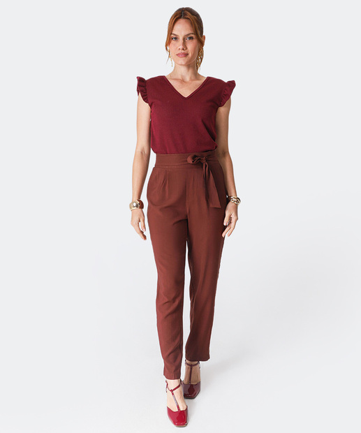 Image_Calça Feminina Clochard Marisa Marrom 