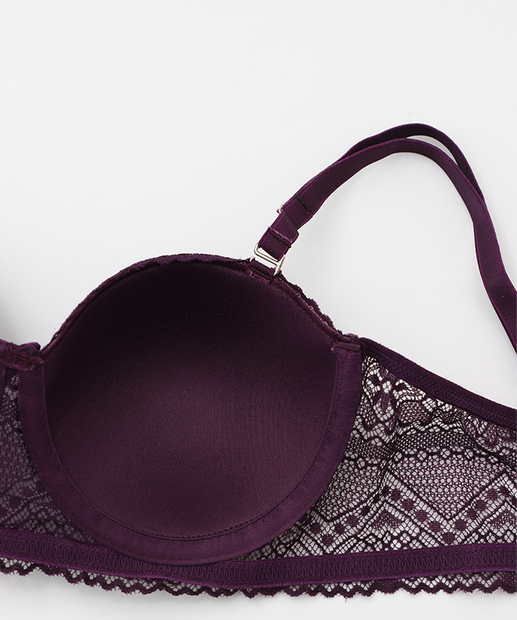 Sutiã Feminino Base e Tomara que Caia Marisa Roxo