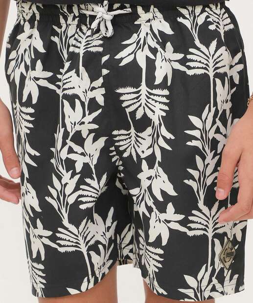 Bermuda Juvenil Surf Marisa Tam 10 a 16 Preto