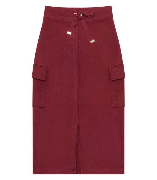 Saia Midi Feminina Endless Vermelho